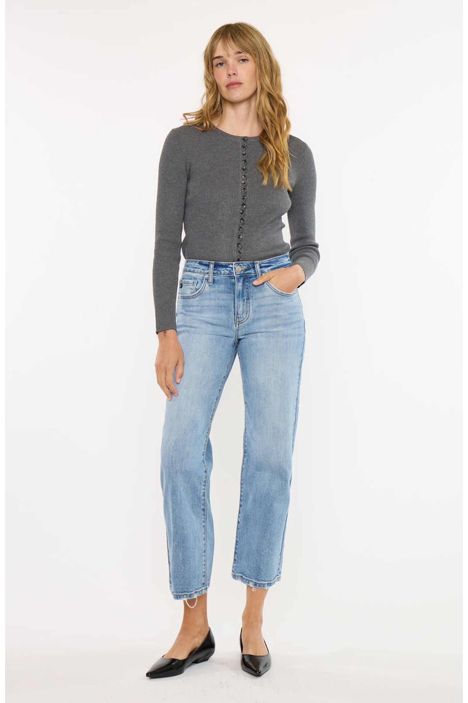 KanCan Melissa High Rise Slim Wide Leg Jeans (Women) | Nordstrom | Nordstrom