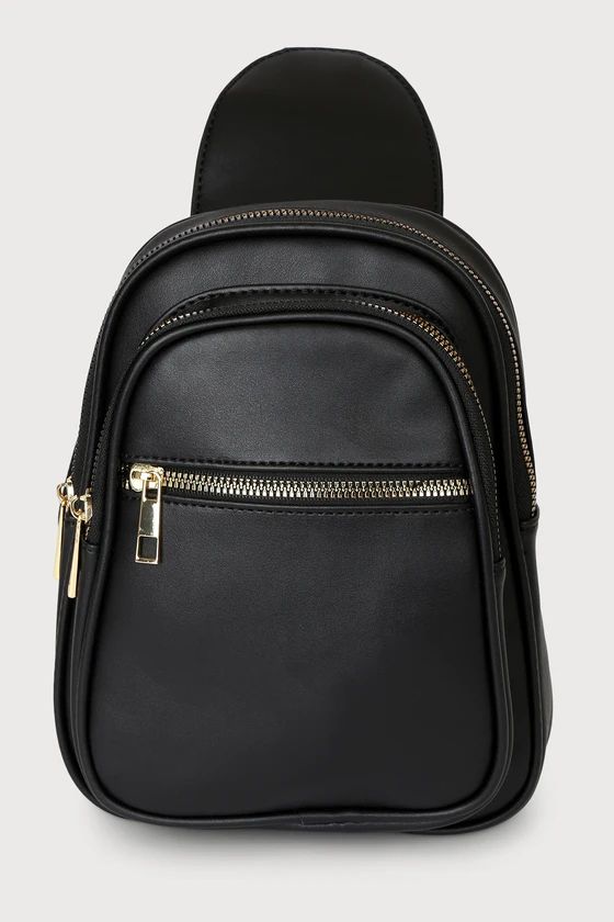 Ready to Stroll Black One Shoulder Mini Backpack | Lulus (US)