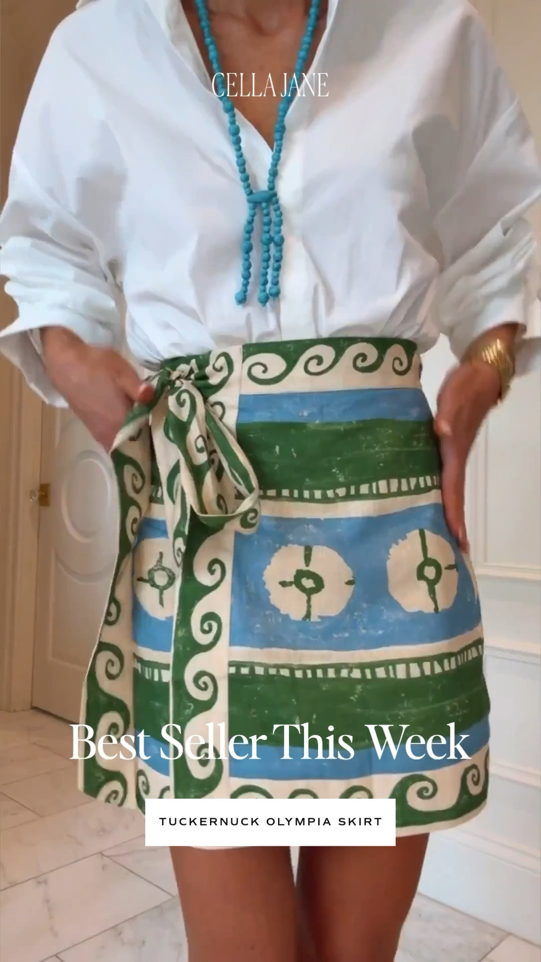 Such a fun wrap skirt from @Tuckernuck and it’s a BEST SELLER this week!

#LTKsummer