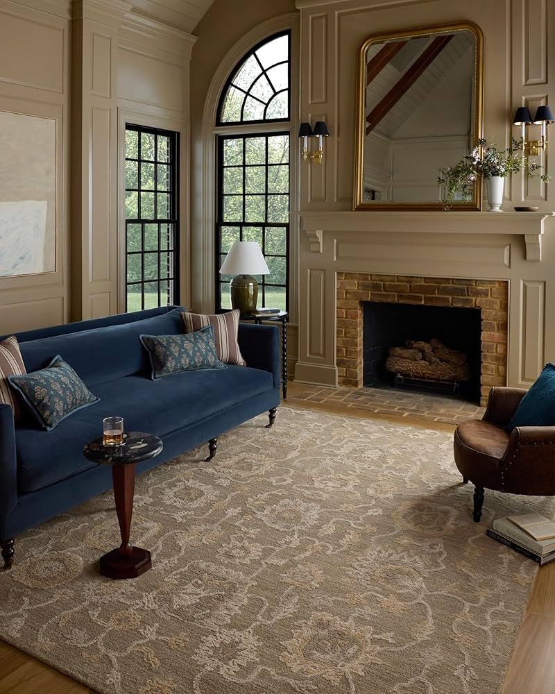 Loloi Chris Loves Julia Dorothea Oak/Natural 2'-6" x 7'-6" Runner Rug | Amazon (US)