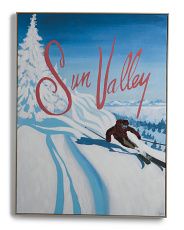 40x30 Sun Valley Poster Framed Wall Art | TJ Maxx