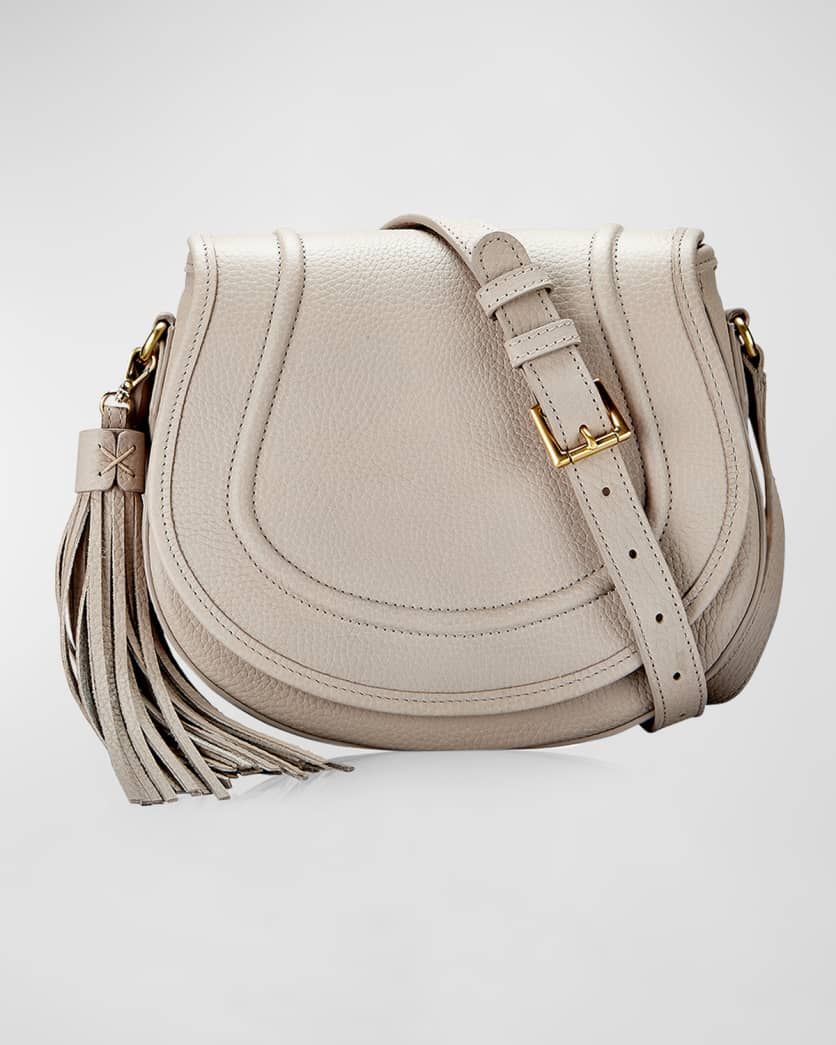 Gigi New York Jenni Saddle Leather Crossbody Bag | Neiman Marcus