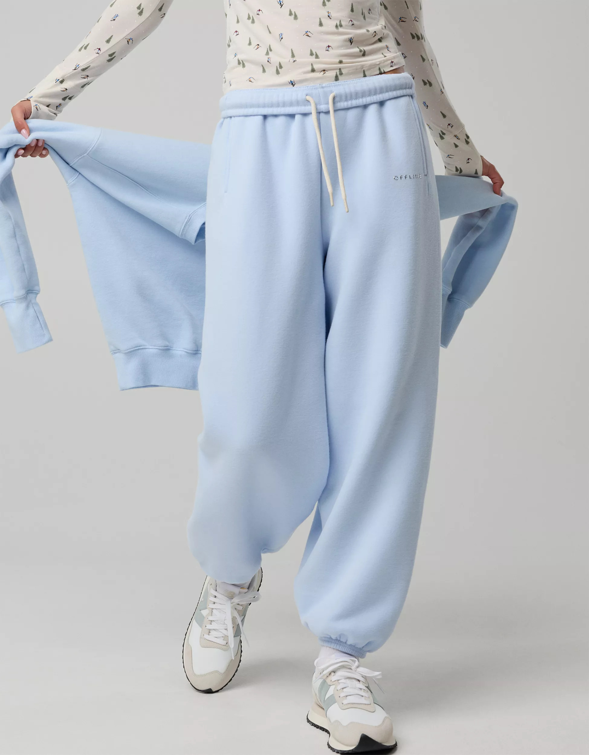 OFFLINE By Aerie Cloud Fleece Baggy Jogger | Aerie