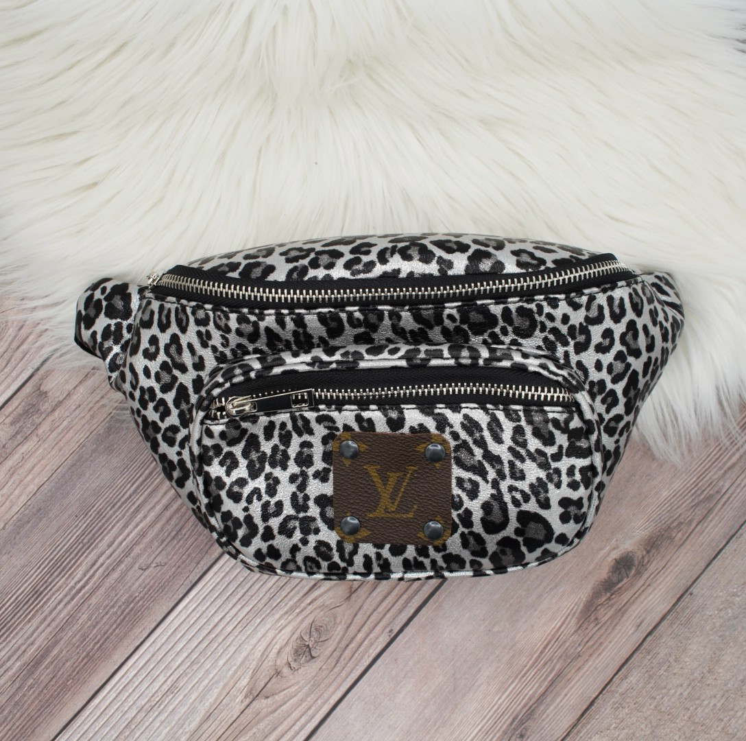 Limited Edition Kipp Bag in Upcycled LV Monogram in Silver | Sparkl