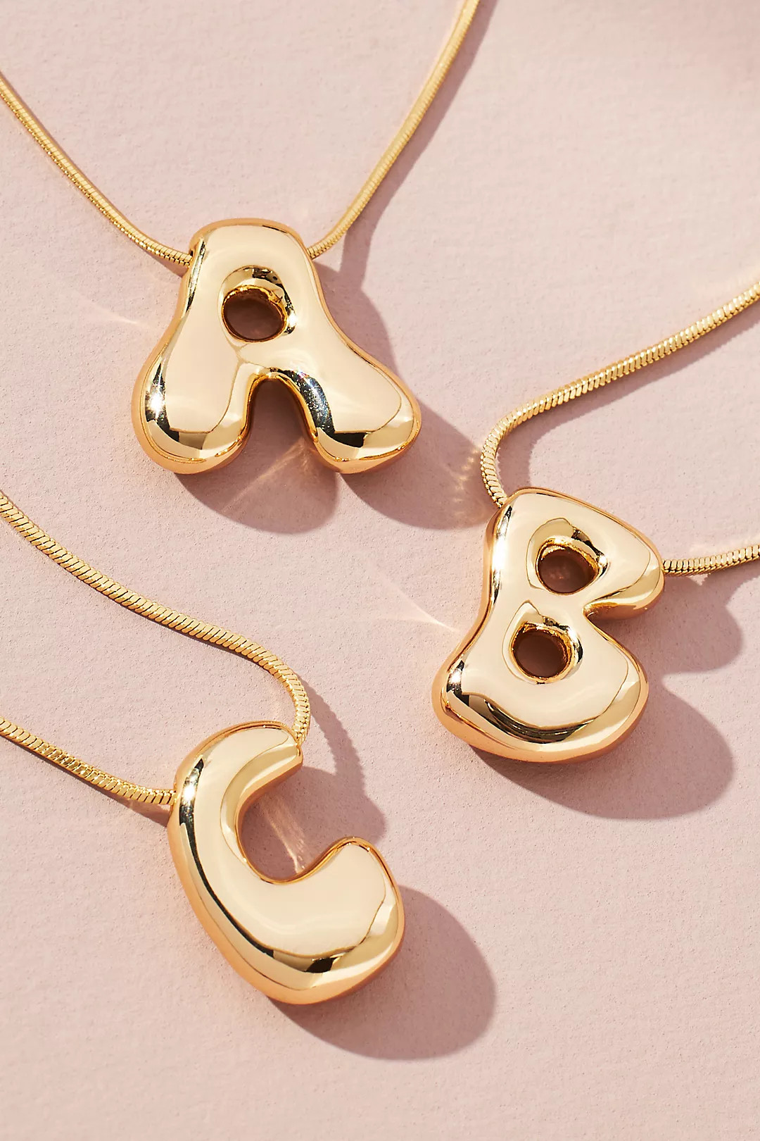 Bubble Initial Necklace | Anthropologie (US)