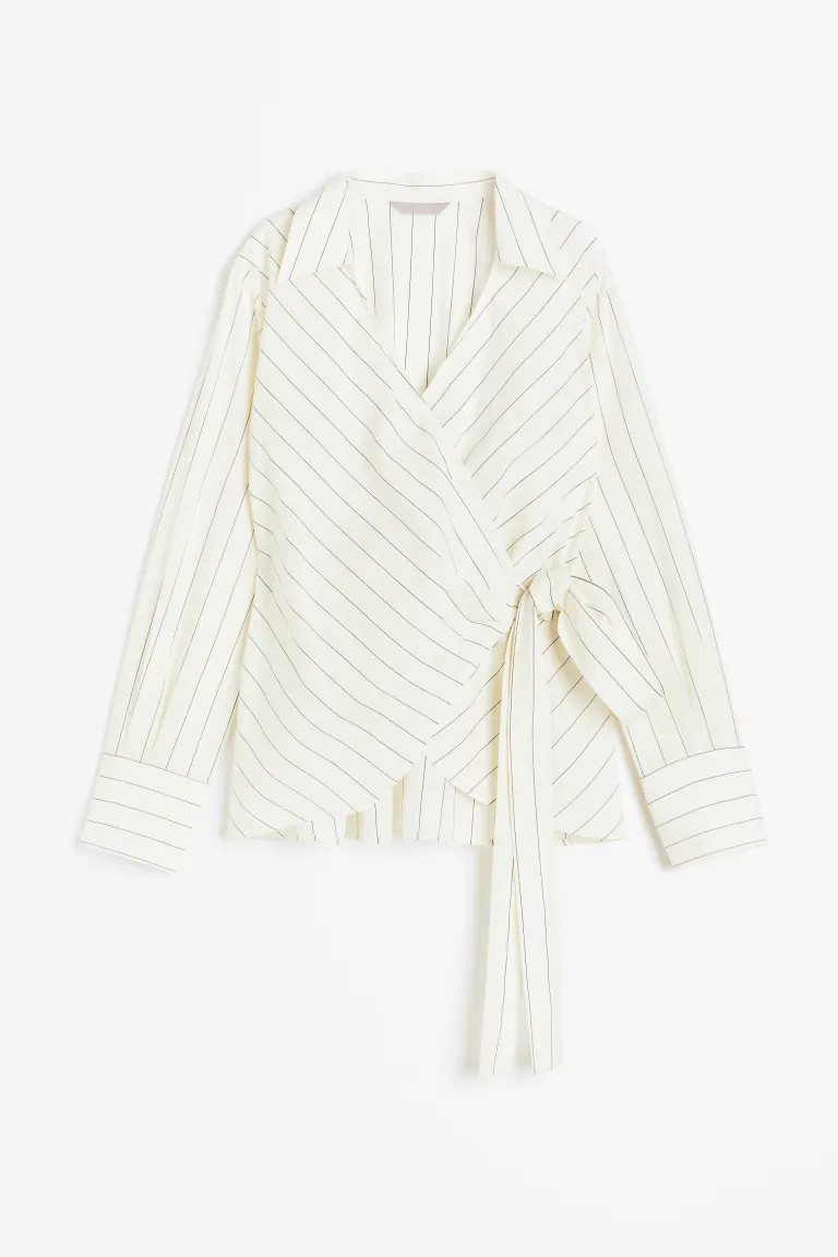 Poplin Wrap Shirt | H&M (US + CA)