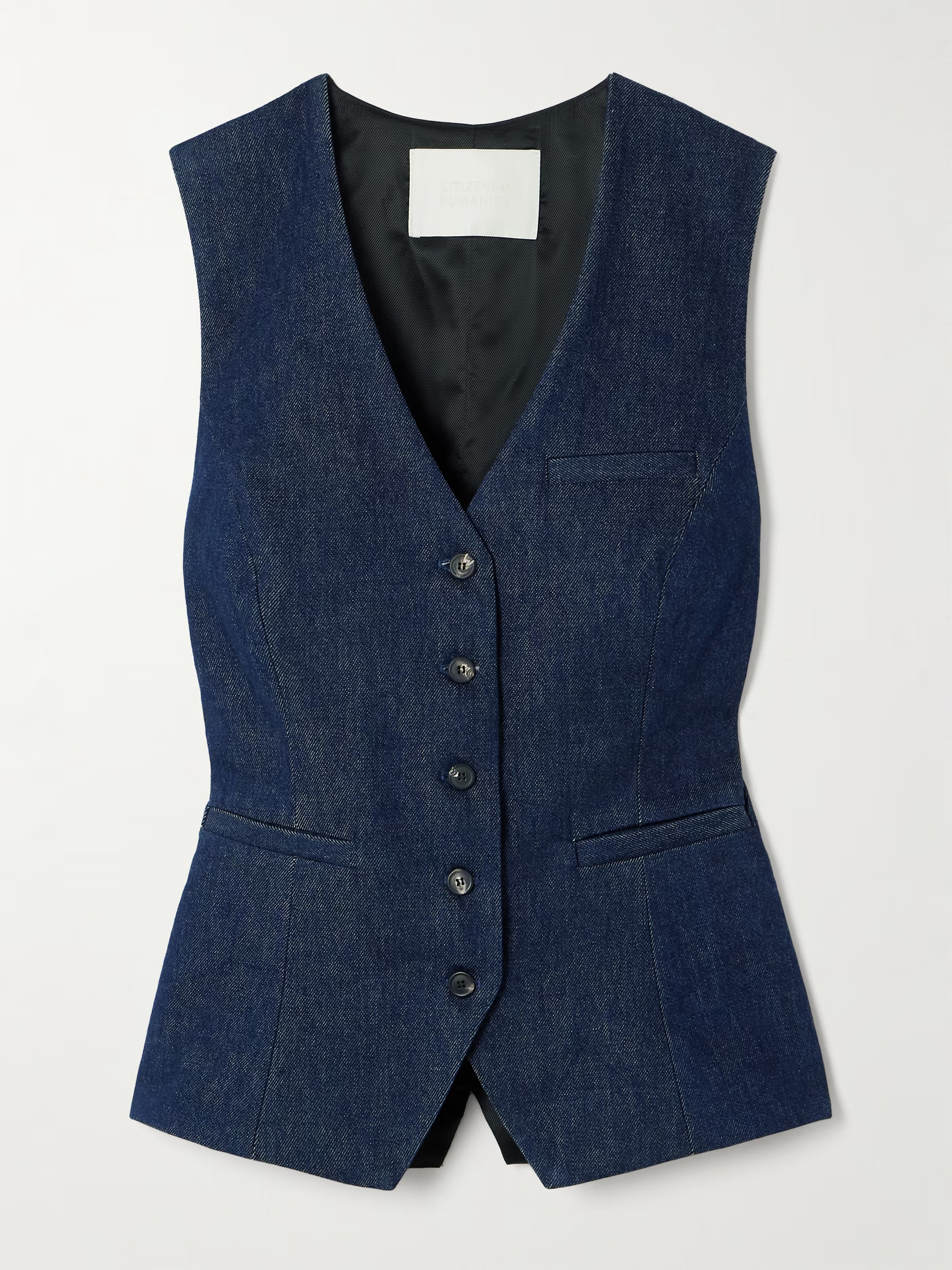 Jasmin denim vest | NET-A-PORTER (UK & EU)