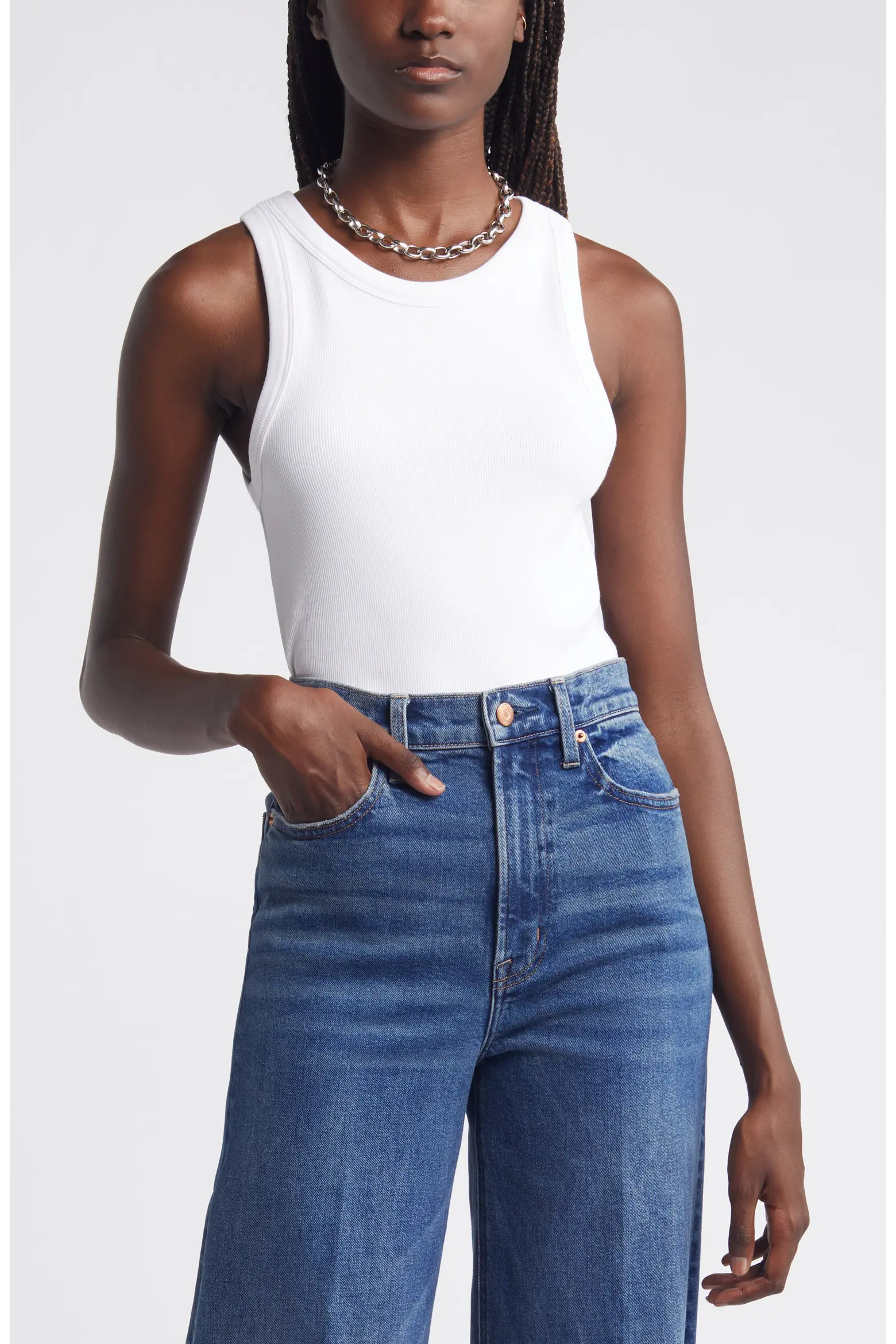 Everyday Cotton Rib Tank (Women) | Nordstrom | Nordstrom