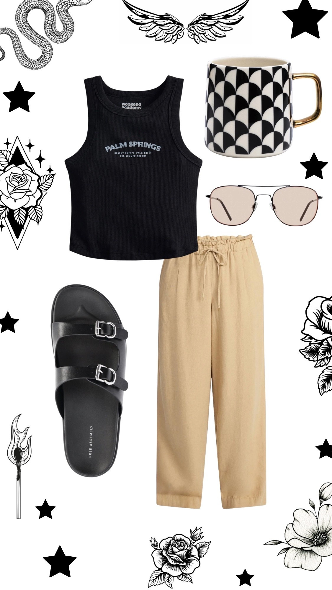 Casual outfit idea. Linen pants and tank.  #walmart #midsize #edgyfashion #springfashion #summeroutfit 

#LTKootd #LTKgrwm #LTKMidsize