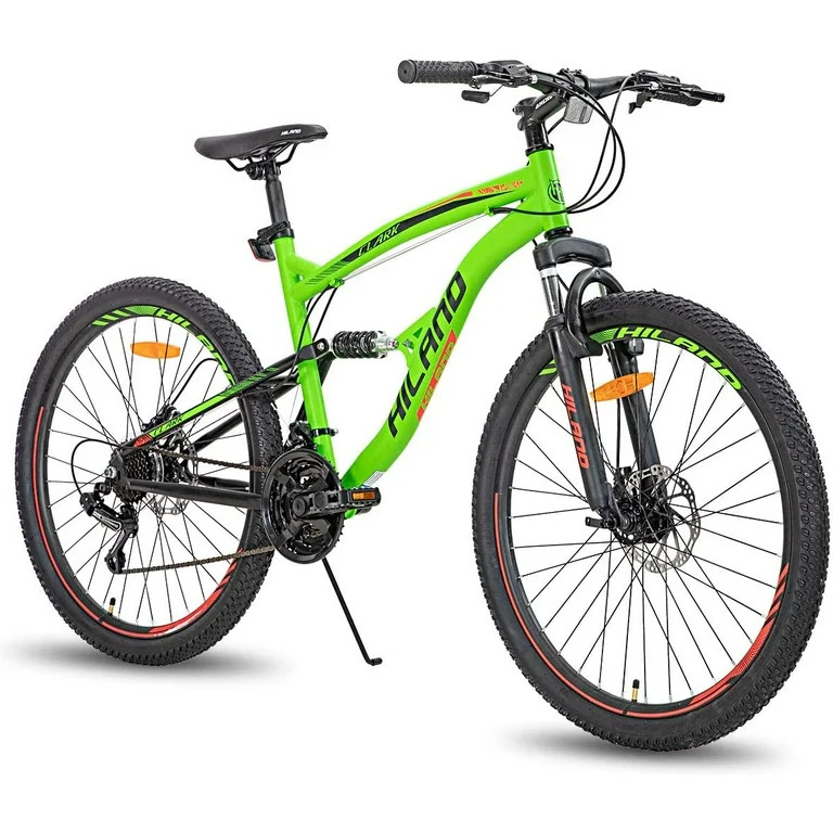 Hiland Full-Suspension Mountain Bike, Shimano 21 Speeds, 26 Inch Wheels, for Men Women MTB Bicycl... | Walmart (US)