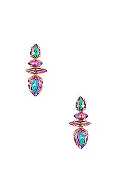 Elizabeth Cole Nova Earrings in Pink from Revolve.com | Revolve Clothing (Global)