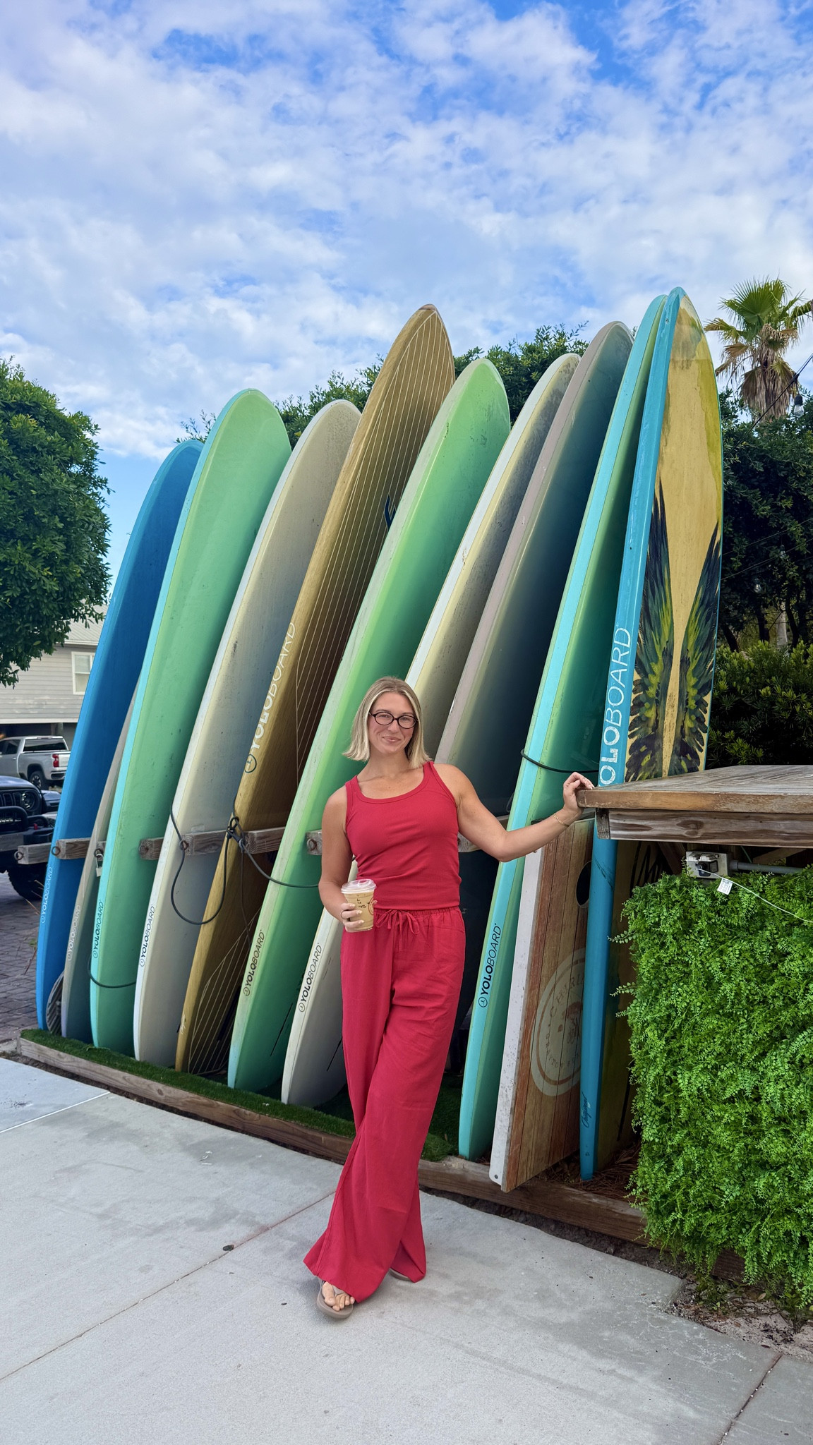 so many colors of this matching set, but the red pants aren’t in stock anymore / linen pants / matching set / mom ootd / travel outfit / casual ootd / spring ootd / spring outfit inspo 

#LTKootd #LTKTravel