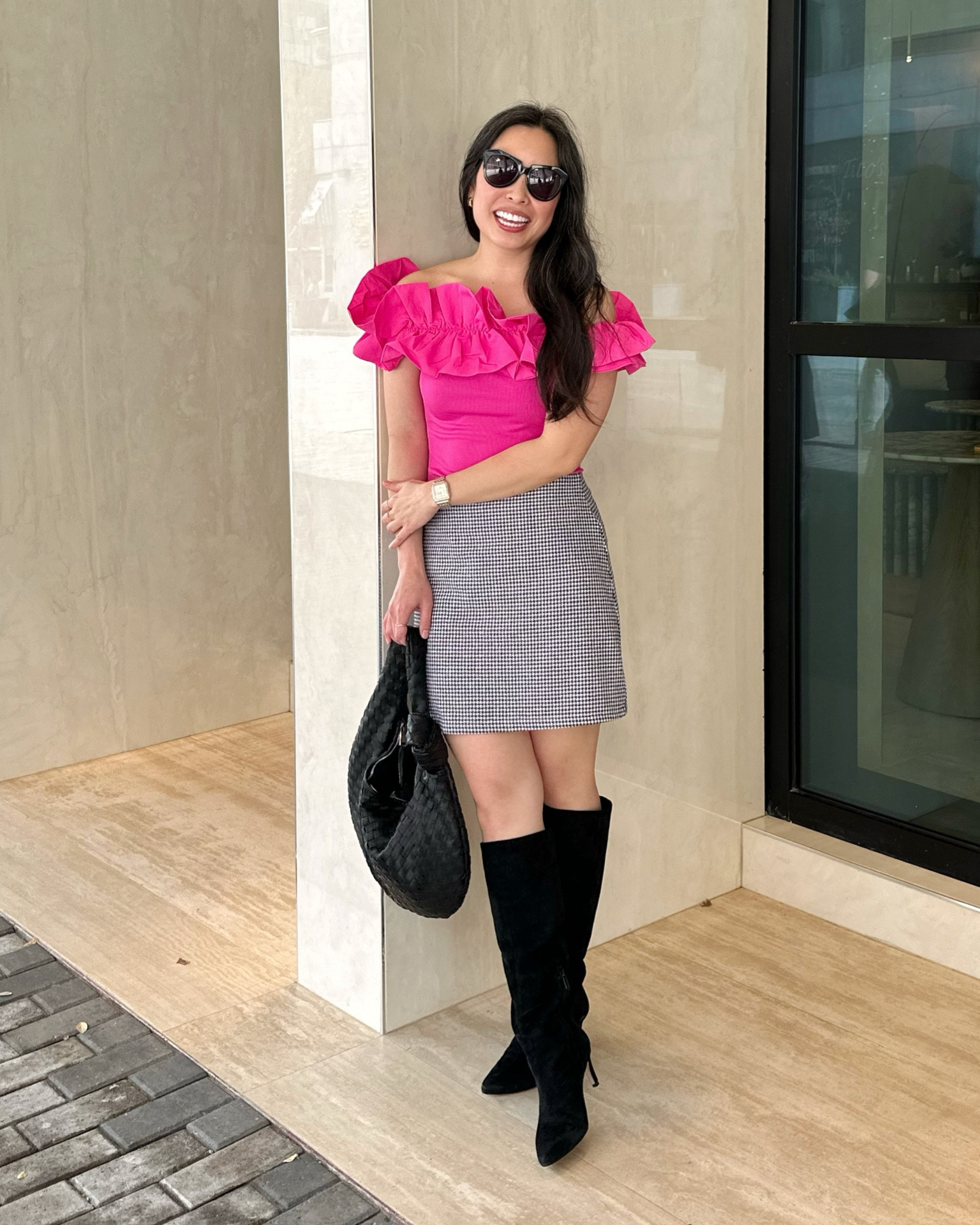 {#tbt} this is your sign to throw an Emily in Paris themed brunch! 🤗 i'm not a huge theme person but i loved the colorful, eccentric, pattern play outfits featured in the show so i decided to throw an Emily in Paris themed brunch for my 40th back in december at a french restaurant in austin @serenadeaustin 🤓 everyone was perfectly dressed and it was such a memorable day 🫶💕 wearing size small in the top and sized up to a medium in the miniskirt // shop this post via link in bio ✌️ {01.30.25}

🙏  thank you for shopping my links!

.
.
.
.
.
.
#texasblogger #austinblogger #atxblogger #personalstyle #igstyle #flashesofdelight #ootdshare #ootd #wiw #lookbook #fashiondaily #styleinspo #petitestyle #asianblogger #fashiongram #instastyle #liketkit #brunchoutfit #emilyinparis #parisian 

#LTKShoeCrush #LTKOver40