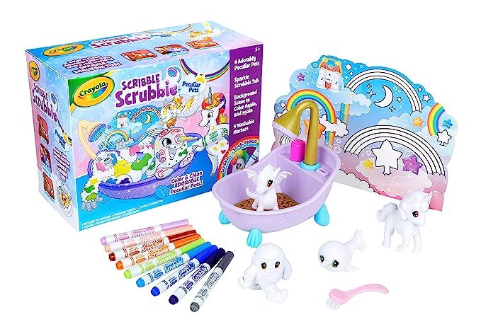 Crayola Scribble Scrubbie Peculiar Pets, Gift for Kids, Ages 3, 4, 5, 6 (Amazon Exclusive) | Amazon (US)