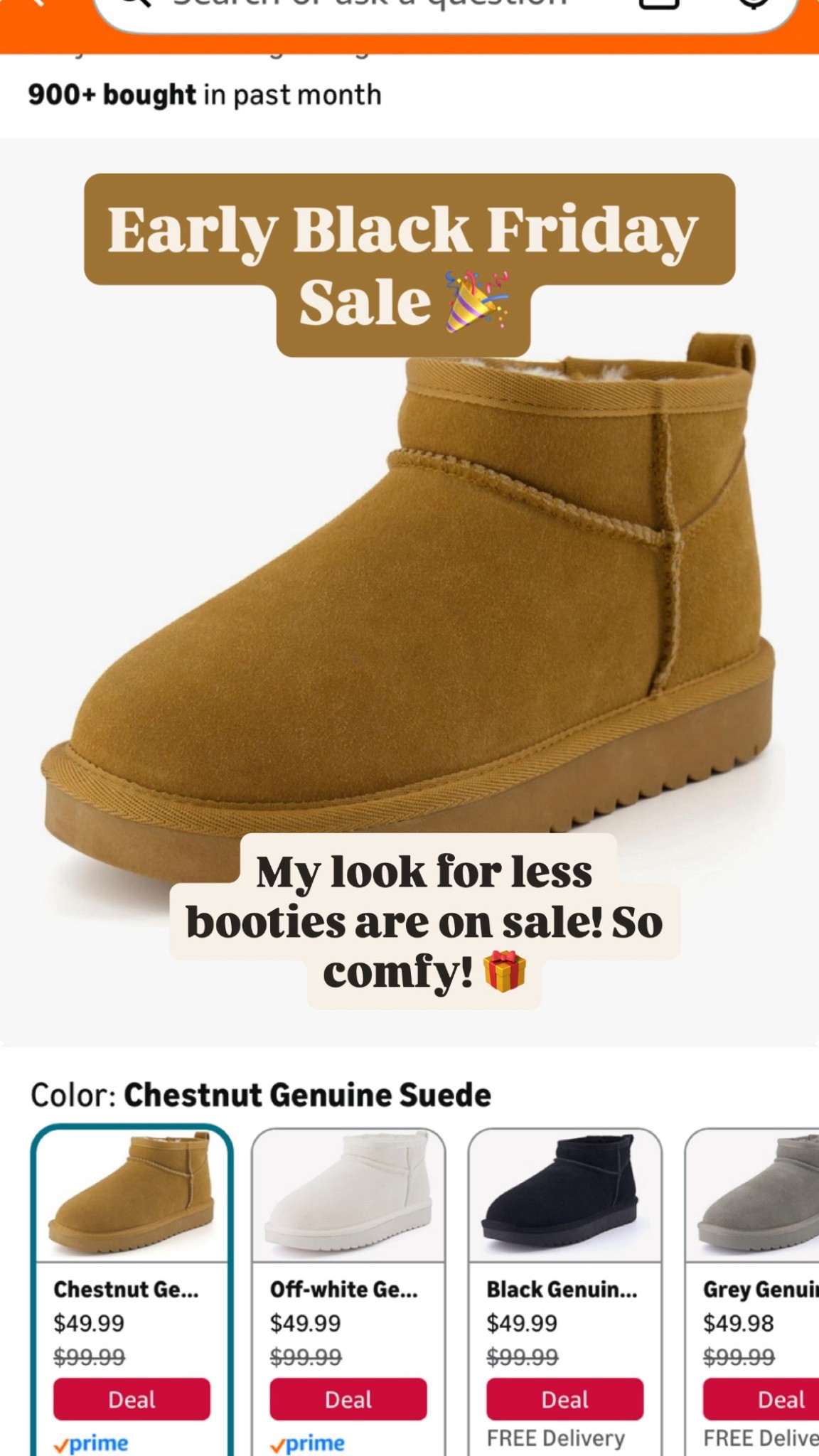 My look for less booties are on sale for early Black Friday sales! 

I have size 8, run true to size

Ugg mini look for less, Ugg dupes, winter booties, fall booties, winter boots, sale boots, fall boots, amazon boots

#LTKGiftGuide #LTKSaleAlert #LTKCyberWeek