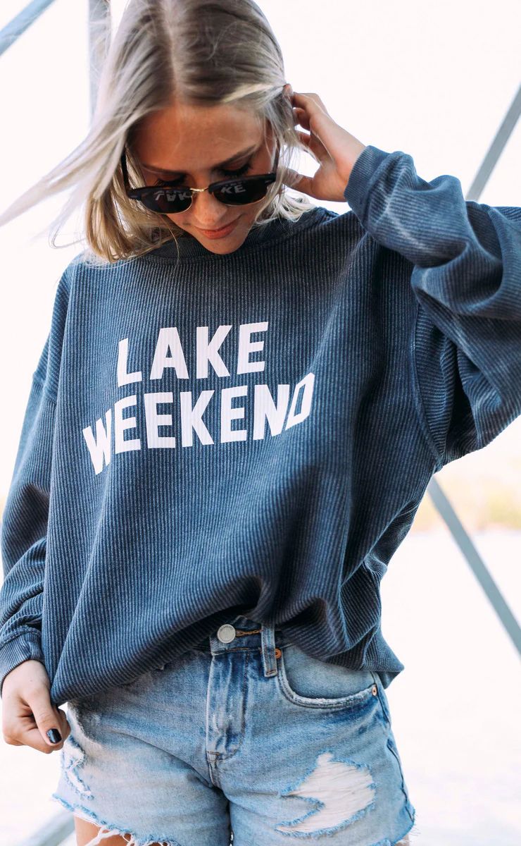charlie southern: lake weekend corded sweatshirt | RIFFRAFF