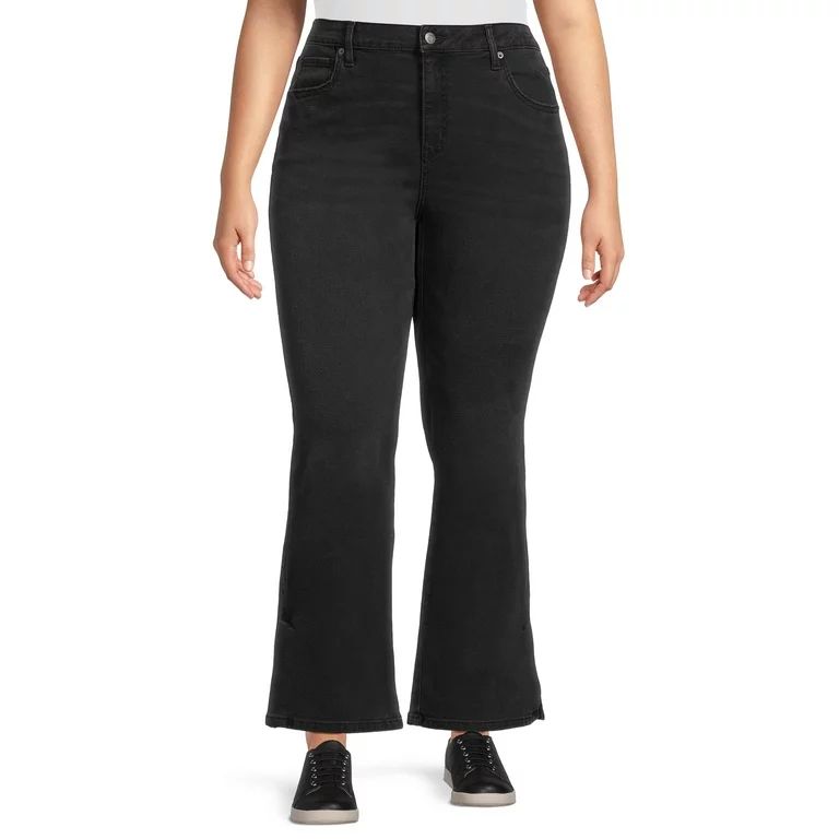 Time and Tru Women's Mid-Rise Bootcut Jeans, Sizes 2-18 | Walmart (US)