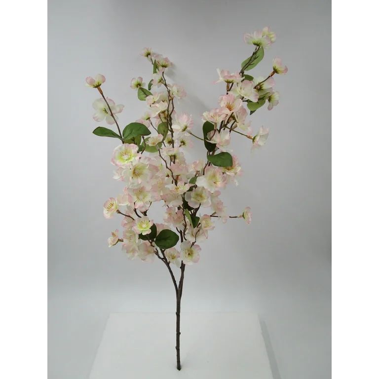 Mainstays 20" Pink Color Cherry Blossom Artificial Flower Stem | Walmart (US)