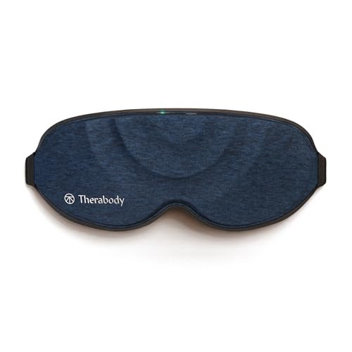TheraGun Therabody Sleep Mask Ultra-Comfortable, 100% Blackout Sleep Eye Mask with Gentle Eye Massager Vibration for Stress Relief, Headache Relief & Self Care - Facial Massager for Women & Men | Amazon (US)