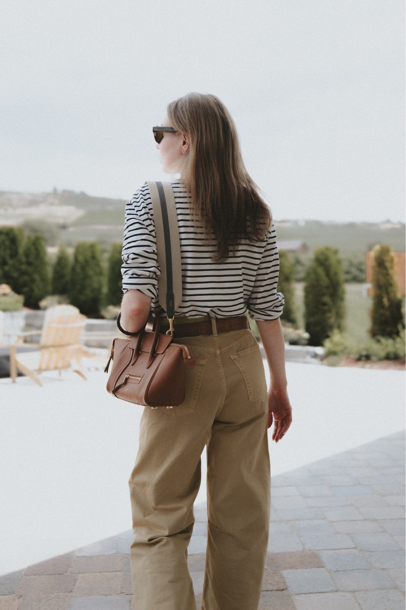 Barrel leg pants (Citizens of Humanity Miro in heirloom) + Breton stripe mariniere top + Buck Mason belt + a satchel tote (Celine new luggage in soft tan). 
Sold out pieces are linked from my Poshmark closet + similar styles.

#LTKootd #LTKSeasonal #LTKWorkwear