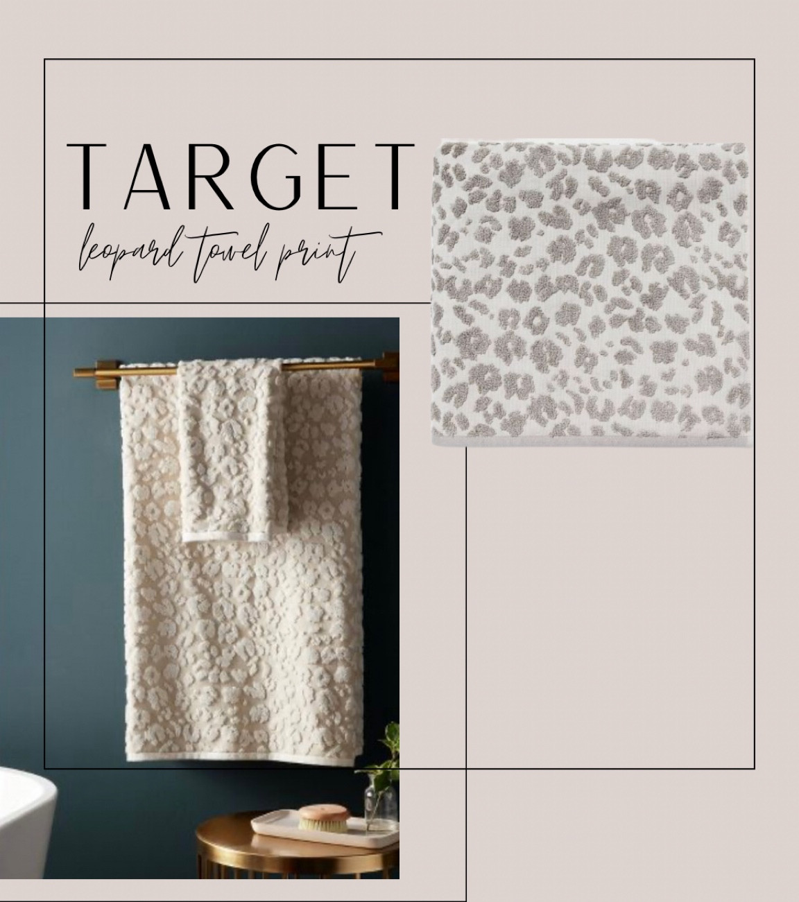 New target viral towels, leopard towel, home finds 

#LTKFind #LTKhome #LTKunder50