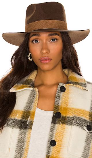 The Mirage Coco Hat in Chocolate Brown | Revolve Clothing (Global)