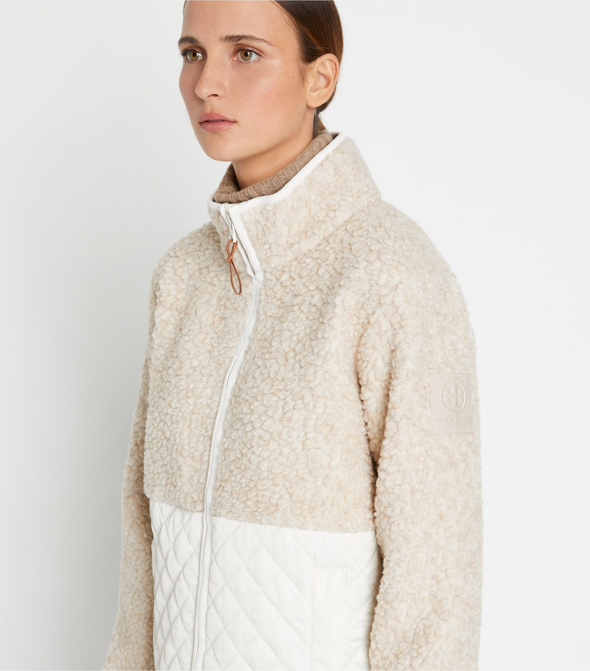 Fleece Quilted Jacket: Women's Designer Jackets | Tory Sport | Tory Burch (US)
