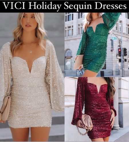 The Vici Holiday Collection is here!!

Sequins, Sequin, Holiday Party Dress, Christmas Party Dress, Sequin Dress, White, Cream, Green, Red.

#Vici #SequinDress #HolidayParty #ChristmasParty

#LTKSeasonal #LTKHoliday #LTKstyletip