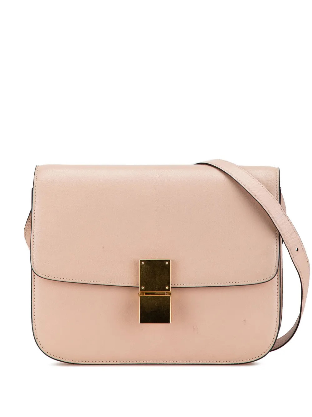 Celine Pre-Owned 1990-2023 Medium Calfskin Classic Box crossbody bag - Pink | Farfetch Global