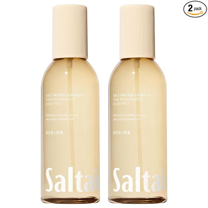 Saltair Body Mist 2 Pack - Fine Fragrance, Lightweight Body Spray Mist with Salt Water Vanilla Sc... | Amazon (US)