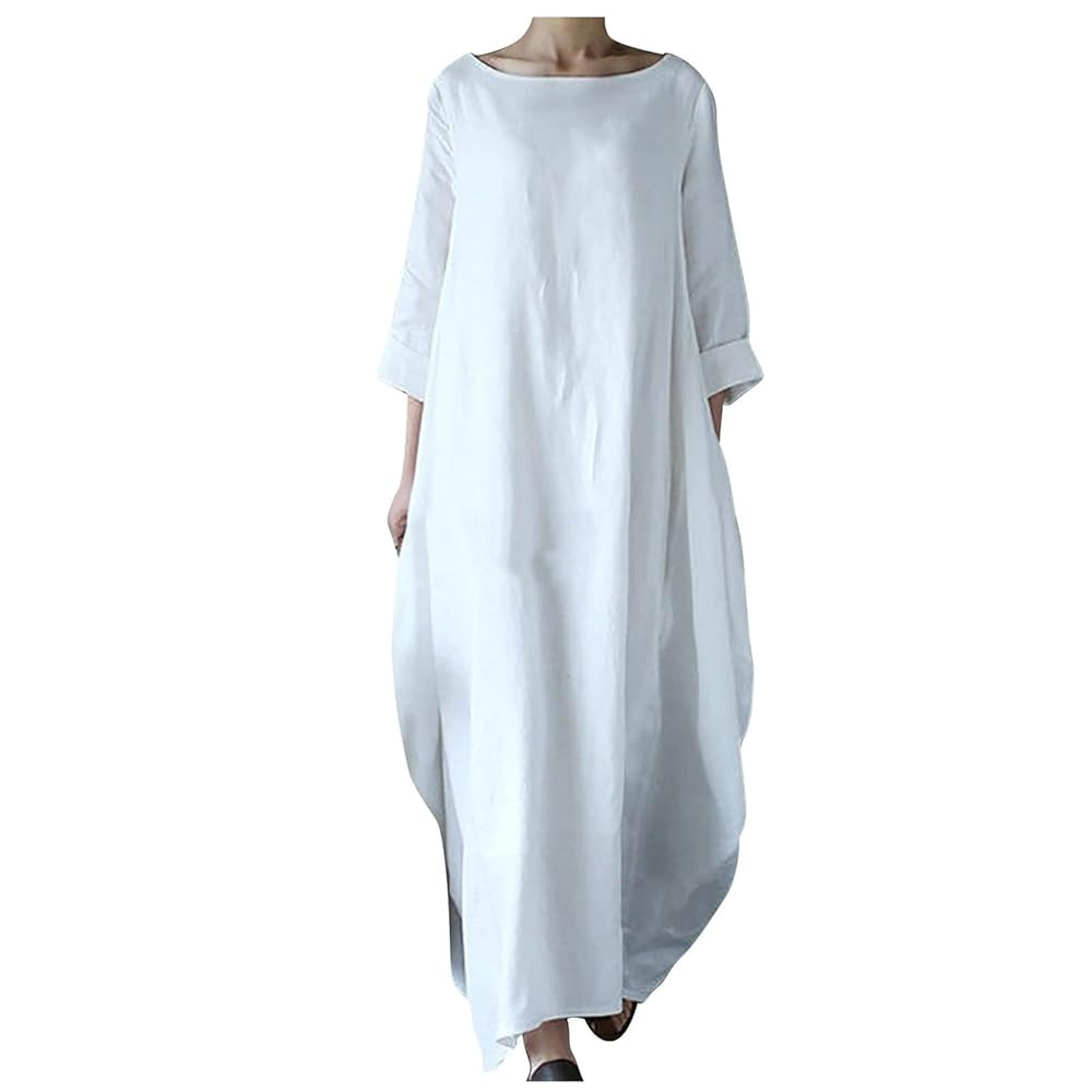 Plus Size Kaftan Dress Tunic Long Maxi Kimono Caftan Gown Nightdress Oversized Beach Casual Dress... | Amazon (US)