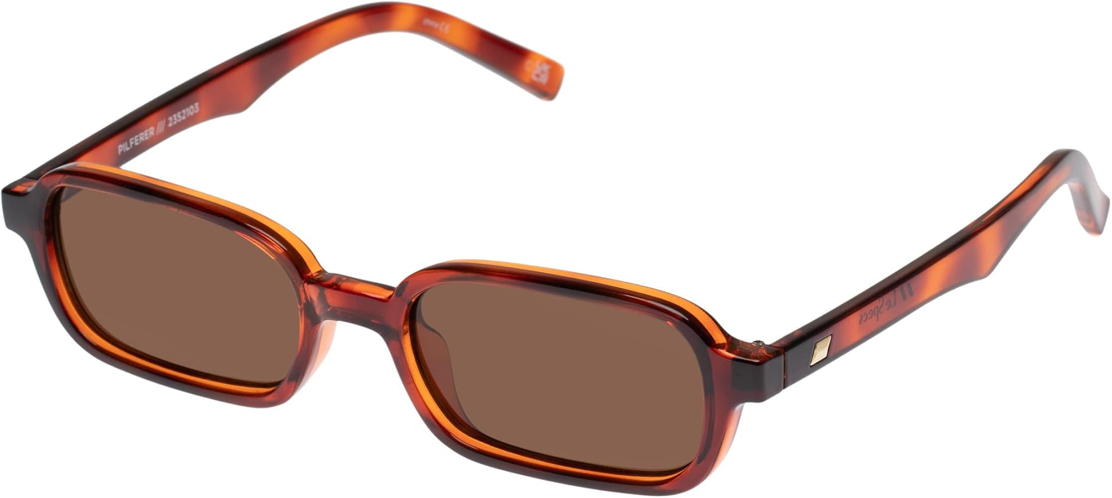 Le Specs Pilferer Sunglasses - Rectangle, Women's, Contemporary 90s Style | Amazon (US)
