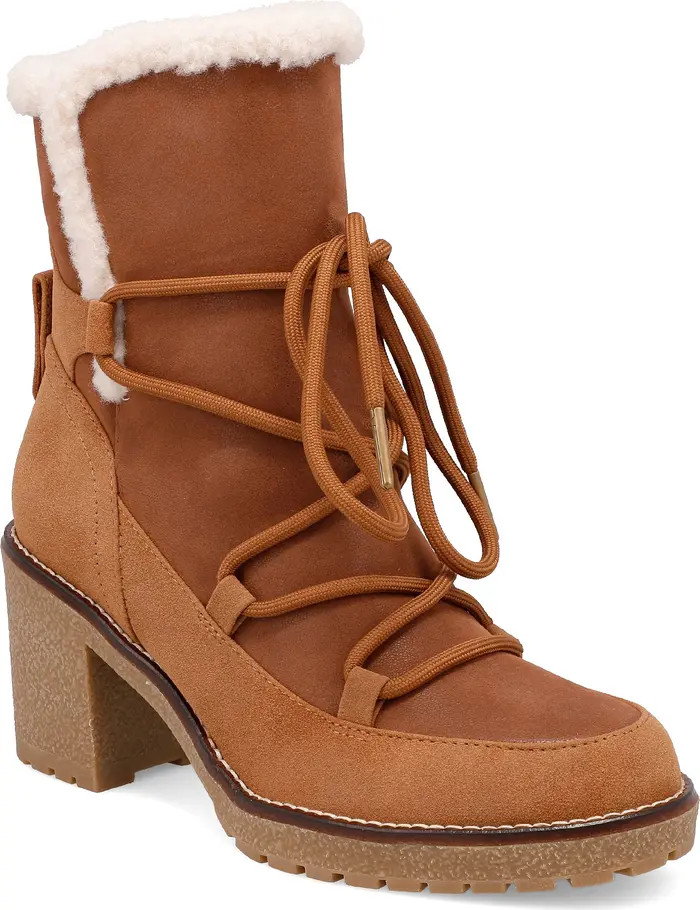 Holiday Faux Shearling Bootie (Women) | Nordstrom