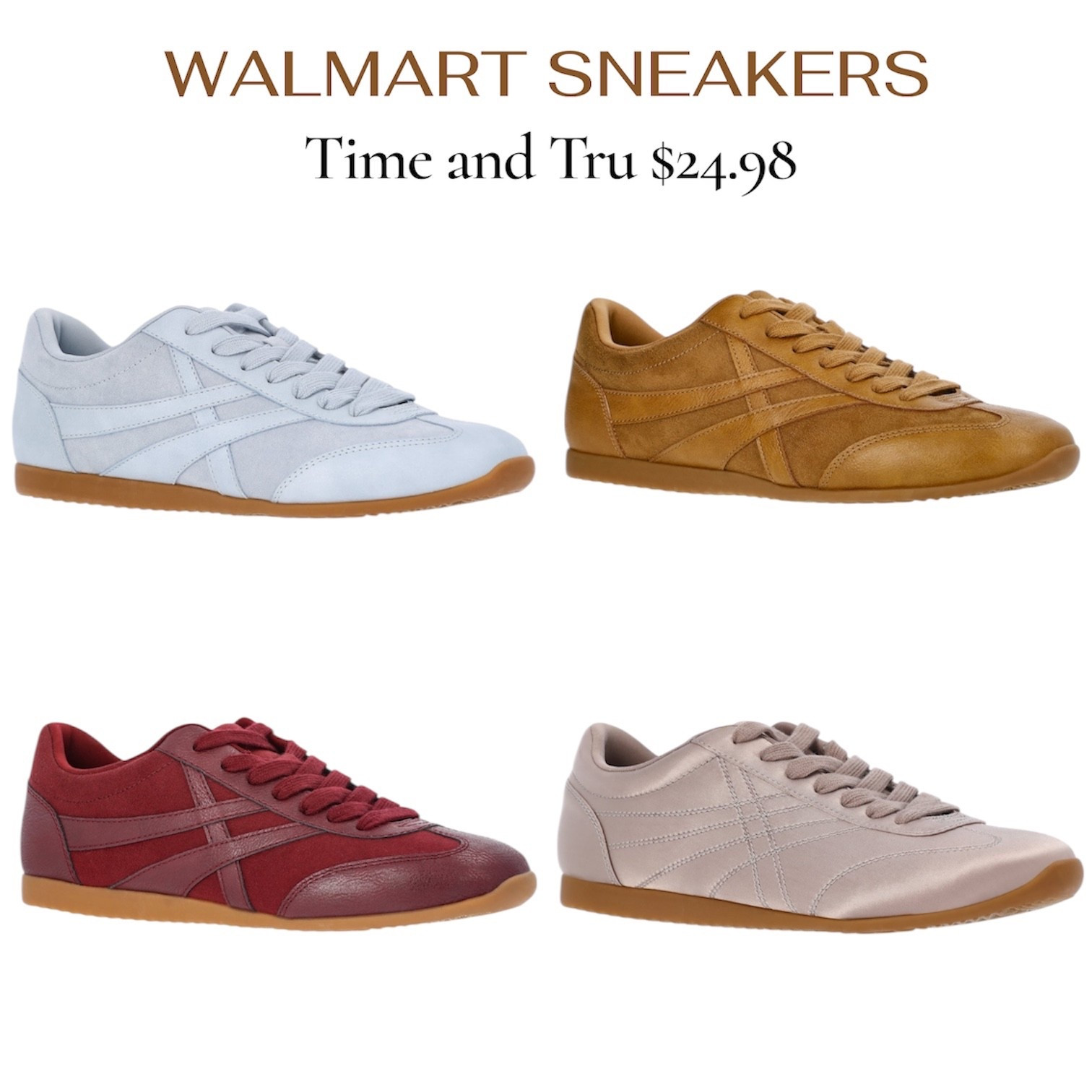 New from Walmart. Time and Tru Women's Low Top Sneakers for spring. Just under $25. 




Fashion sneakers, Walmart sneakers, spring sneakers, spring shoes 

#LTKActive #LTKU #LTKSeasonal