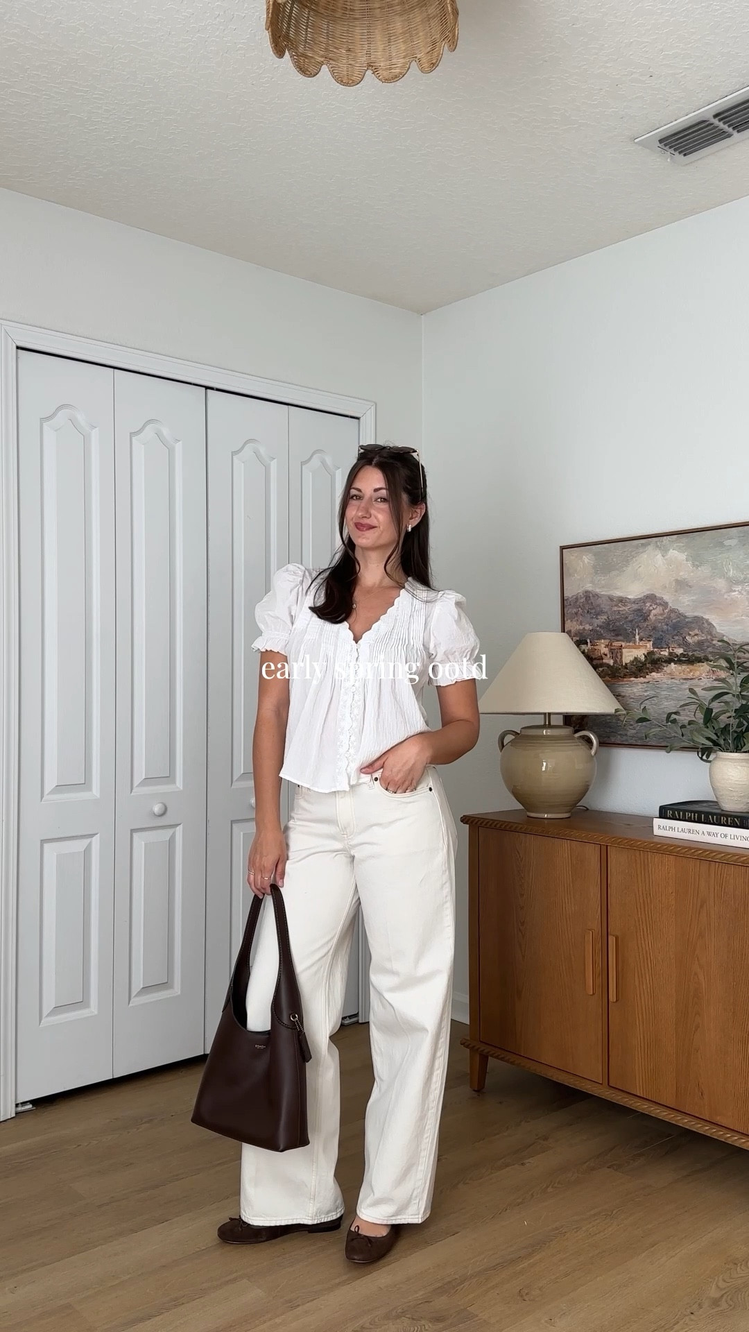 early spring ootd! wearing 25 regular jeans (I’m 5’5”) and small top. linked some similar options! 

#LTKootd #LTKgrwm #LTKSeasonal