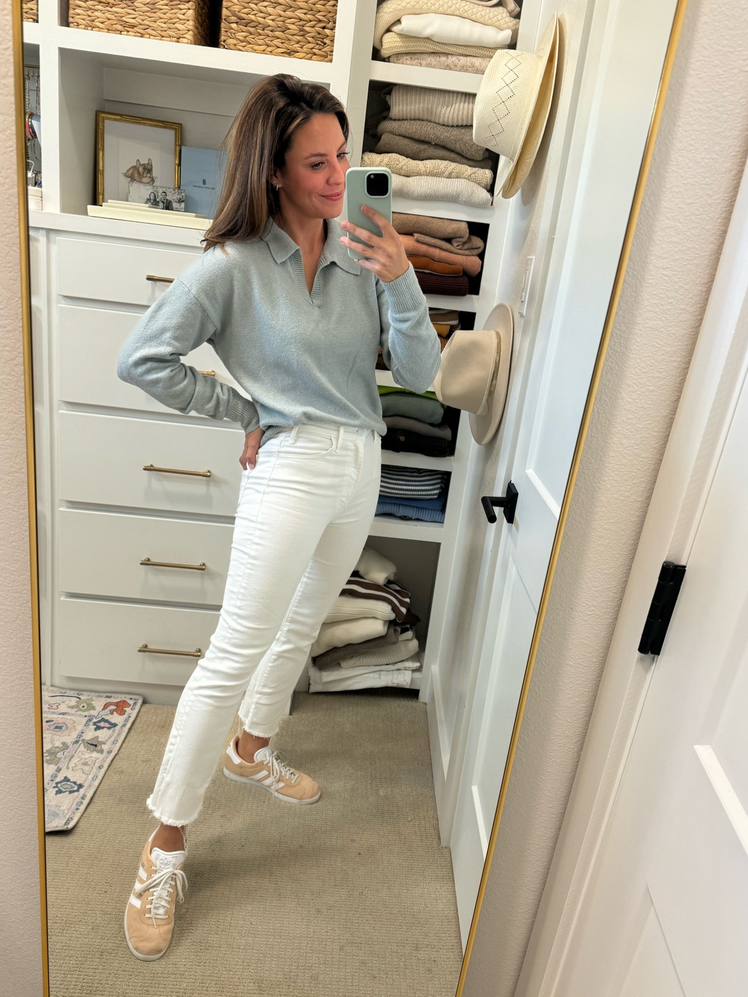 White jeans on sale! 25% off at both retailers below (sweater is old old navy). 

#LTKSeasonal #LTKstyletip #LTKsalealert