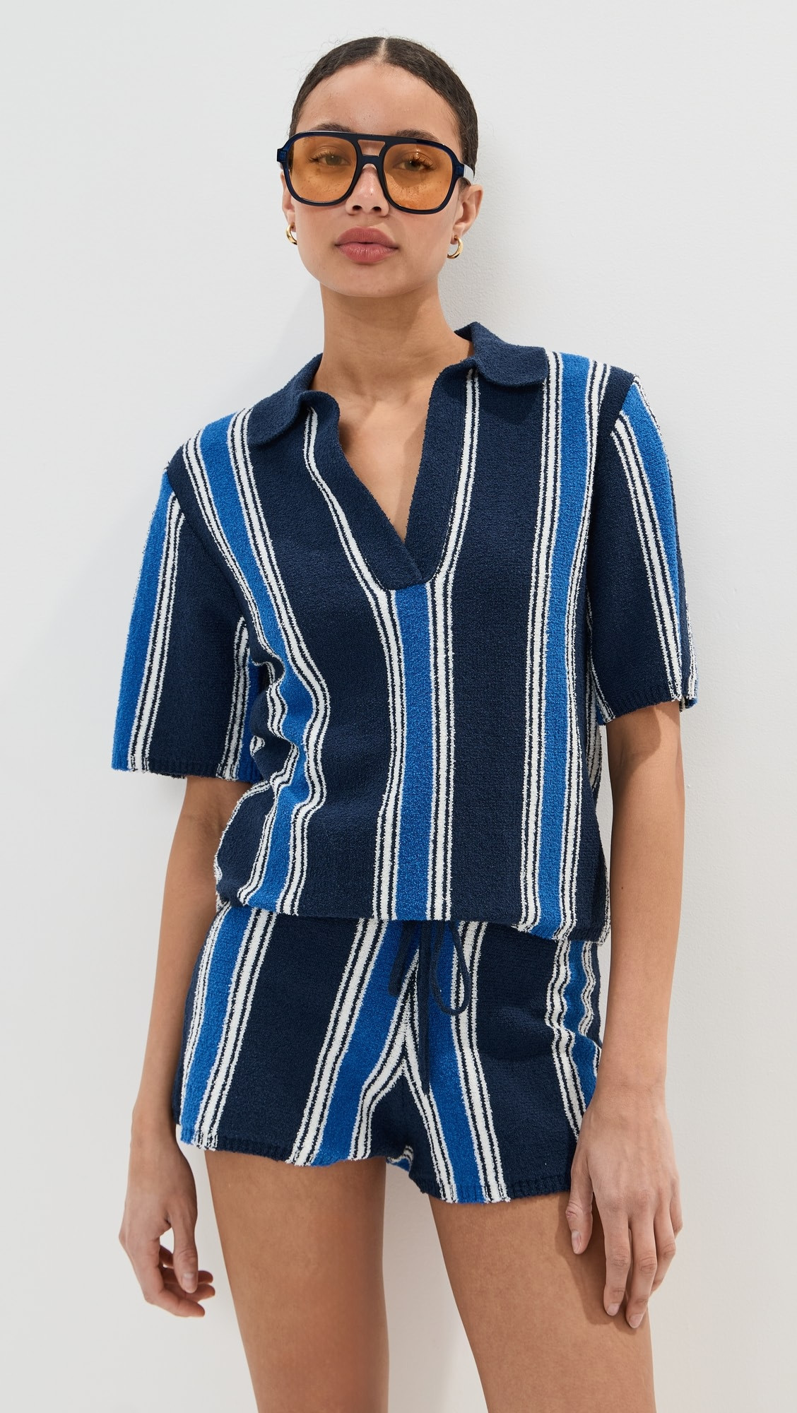 LE BOP Striped Polo | Shopbop | Shopbop