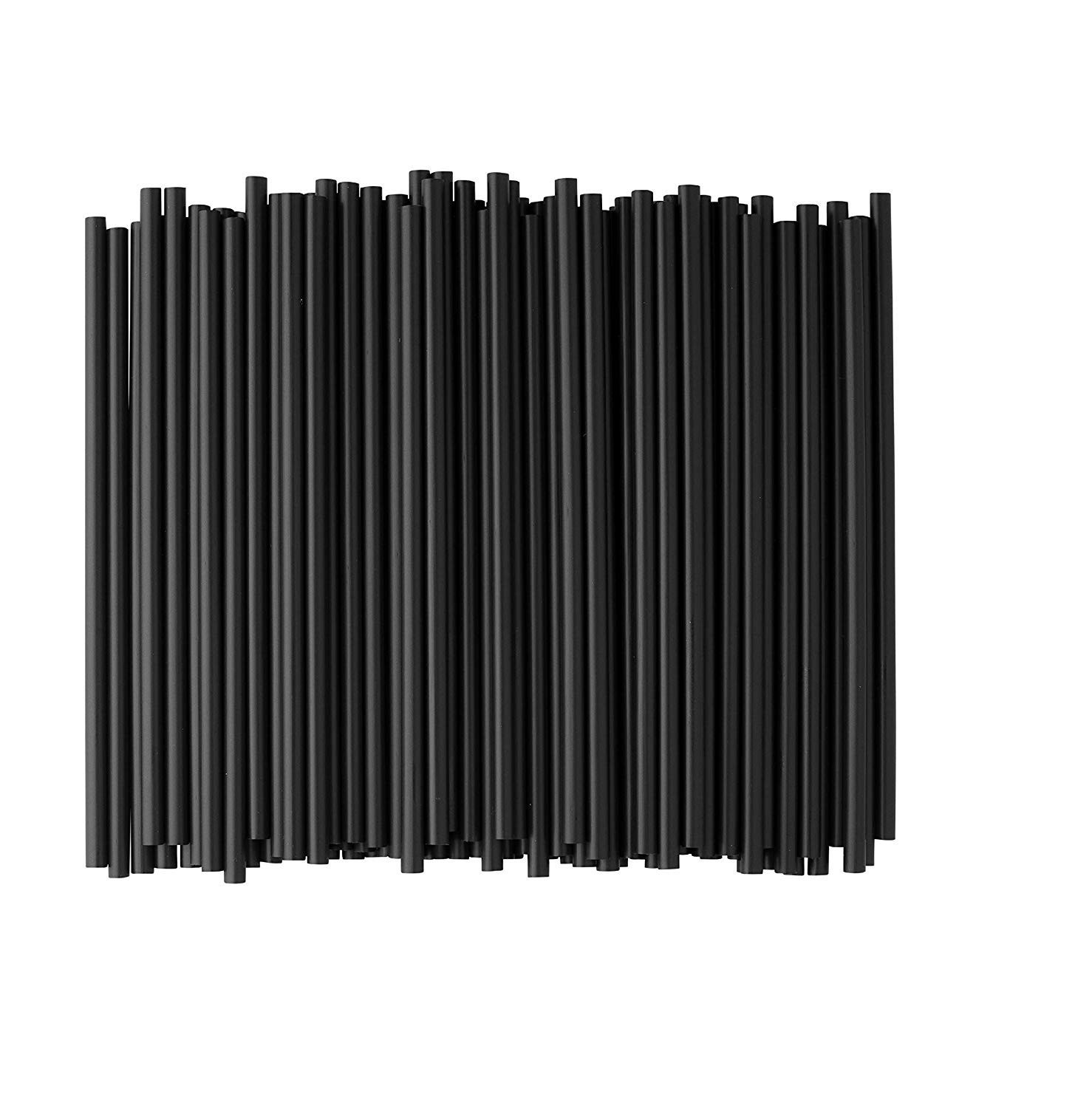 GDMINLO 100 Pack Paper Straws Black Eco-Friendly Drinking Biodegradable for Party Supplies, Brida... | Amazon (US)