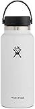 Hydro Flask 32 oz. Water Bottle - Stainless Steel, Reusable, Vacuum Insulated- Wide Mouth with Leak  | Amazon (US)