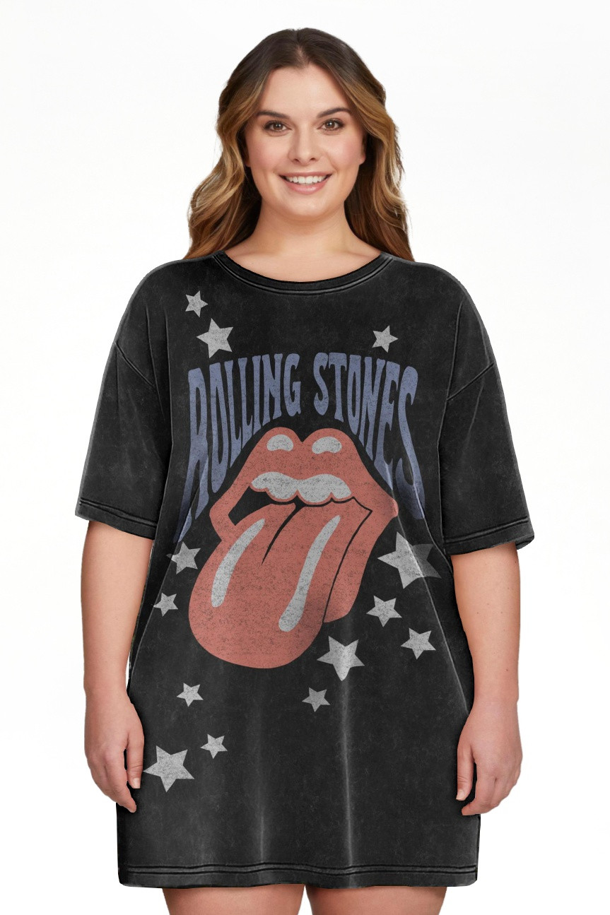 Rolling Stones Women's Oversized Sleep Shirt, Sizes XS-3X | Walmart (US)