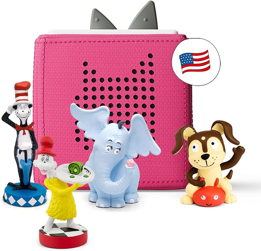 Toniebox Audio Starter Set with Cat in The Hat, Sam-l-Am, Horton Hears a Who!, and Playtime Puppy... | Amazon (US)
