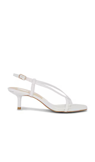 Laury Heel in True White Leather | Revolve Clothing (Global)