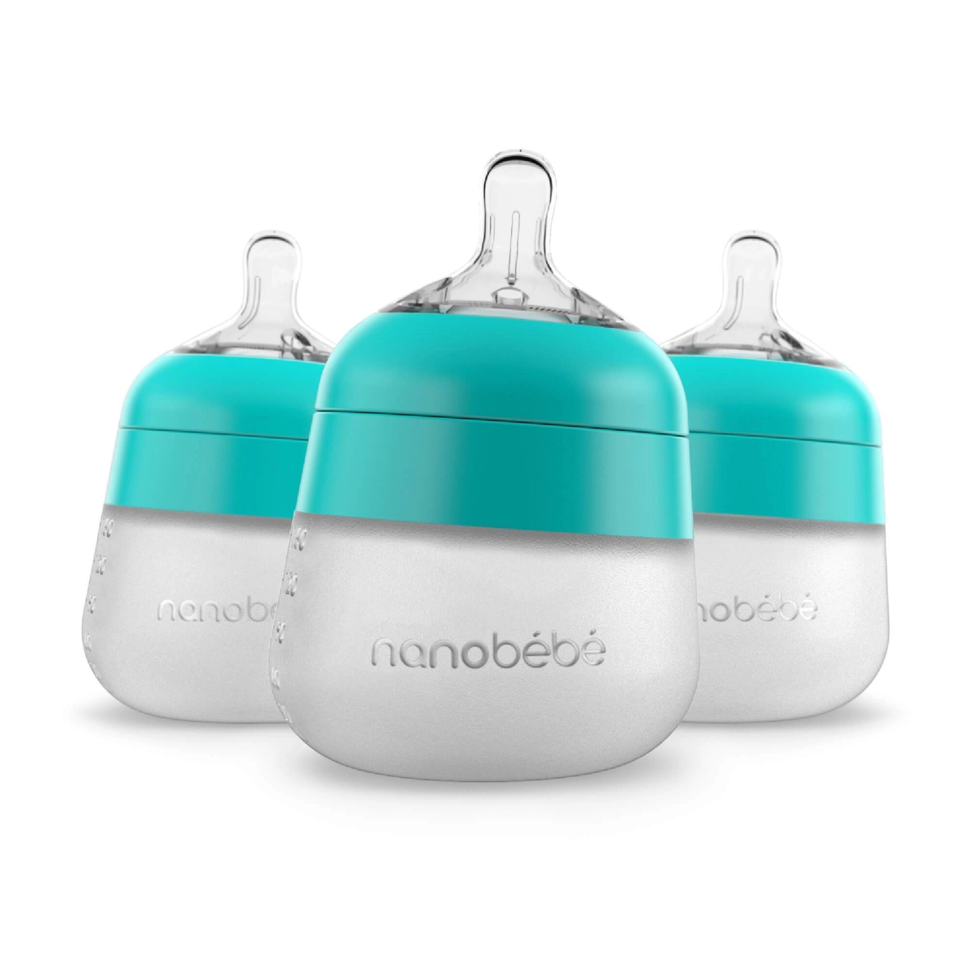 Flexy Silicone Baby Bottle - 5oz & 9oz | Nanobébé