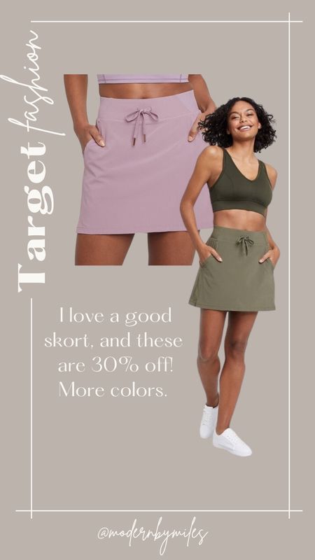All in Motion is 30% off now! Including these sporty skorts!

Tennis outfit, activewear, athleisure

#LTKfit #LTKsalealert #LTKtravel