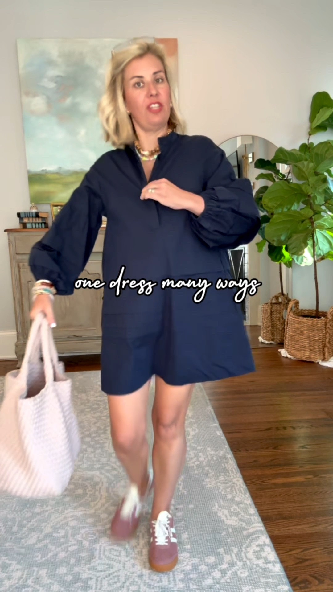 One dress many ways….
I’ve had every color Tuckernuck has ever made in this dress…perfection! 

Dress - xs
Sweater & Jacket - xs
Sneakers - 8 tts 
Mary Jane’s & Flats - 7.5 (size 1/2 down) 
Boots -38
Sneakers & Heels - 8 
Naghedi bag - medium 

Codes:
Erin McDermott- mixandmatch for 25% off my necklace 
Allie + Bess - Catherine20

#LTKdayinmylife #LTKootd #LTKmomlife
