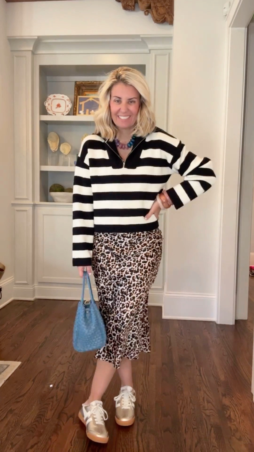 Washable silk we can dress up or down and wear year round. Add pops of color with jewels and a sweater!

Tank & Skirt size small
Sweater size xs
Shoes size 8

#LTKmomlife #LTKHoliday 
#LTKdayinmylife