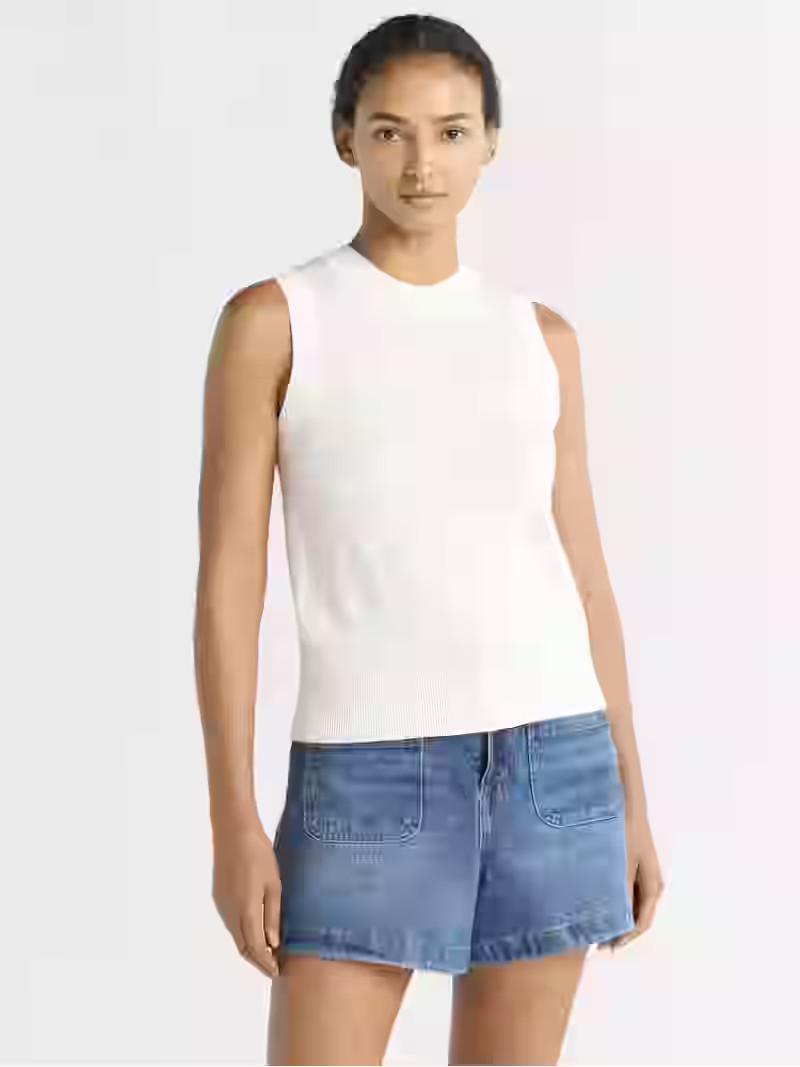 Free Assembly Women's Sleeveless Sweater Shell, Lightweight, Sizes XS-2XL | Walmart (US)