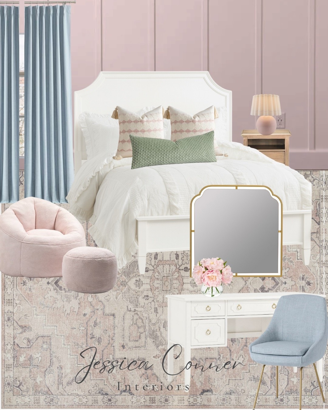 I am a sucker for a classic girls’ style never goes out of fashion. A mix of cozy + practical pieces make this space feel beautiful today and for years to come. A bedroom that grows with her! 

#timelessdesign #girlsroomdecor #classicstyle #kidsroomdesign #bedroominspo #interiordesigner #softcolors #girlsroomideas #designthatlasts #interiorspaces

#LTKHome