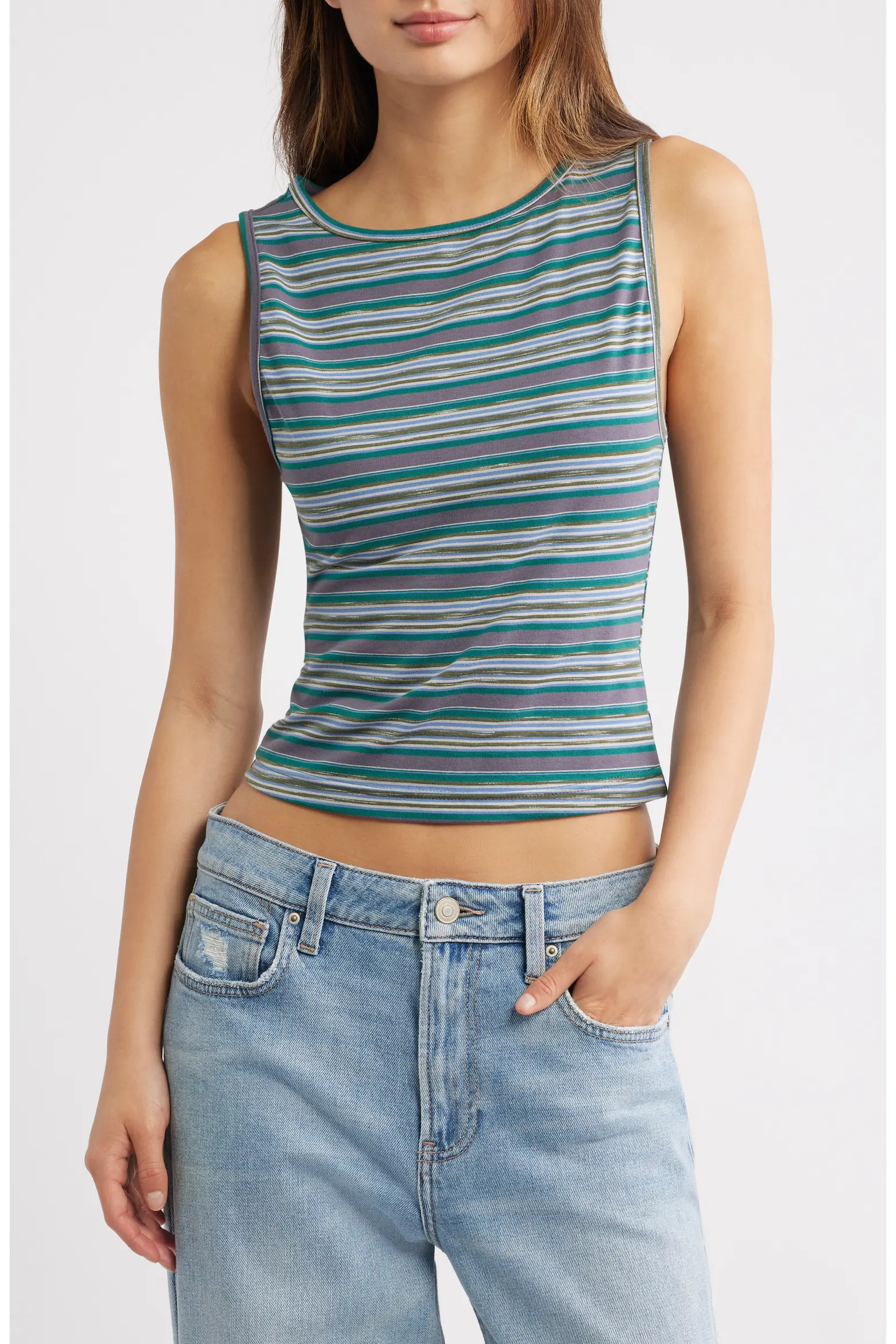 Faith Striped Tank (Women) | Nordstrom | Nordstrom
