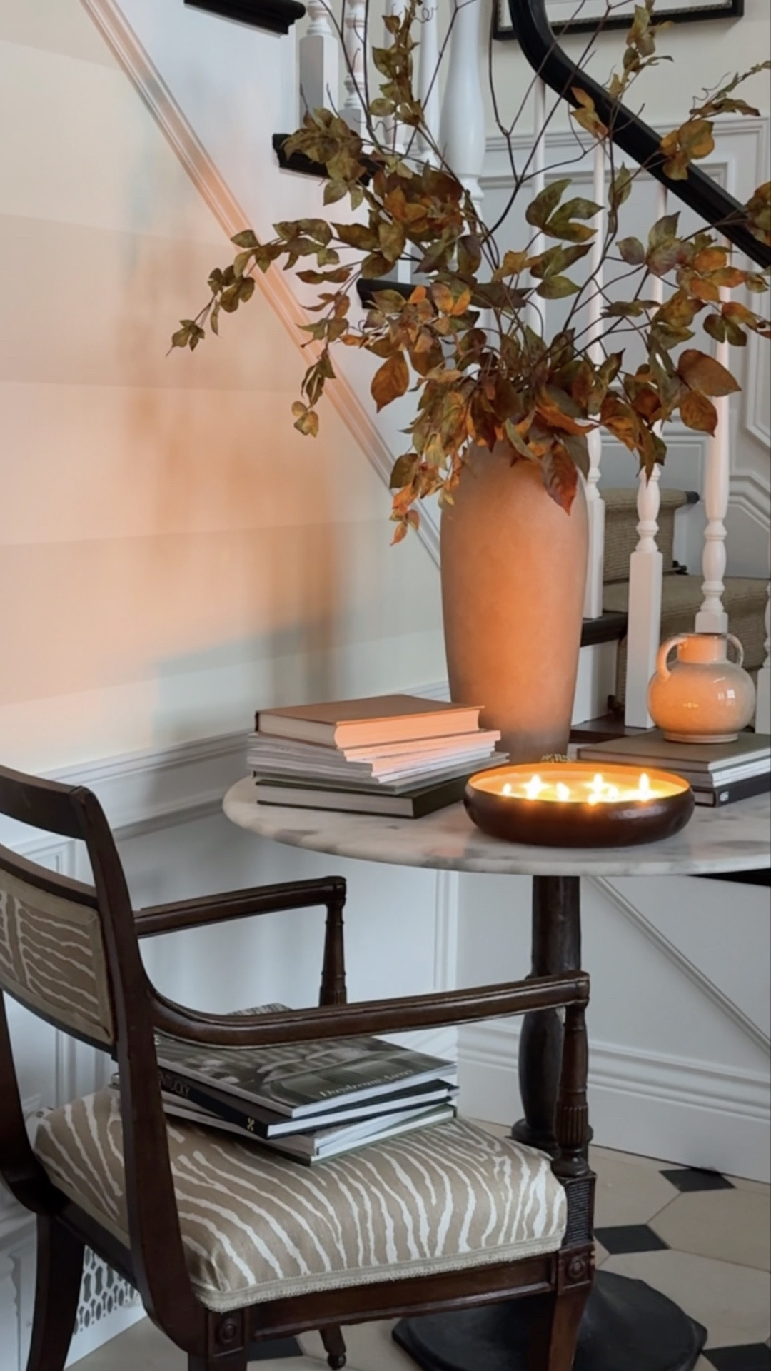 Sometimes the only thing you need to transition your home from summer to fall are really good faux branches and a really good candle. ￼

#LTKSeasonal #LTKHome